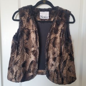 Faux fur vest